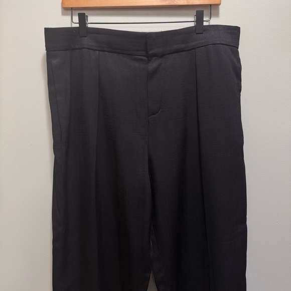Chloe Black Wool Blend Trouser Pants Size 44 - Picture 3 of 14